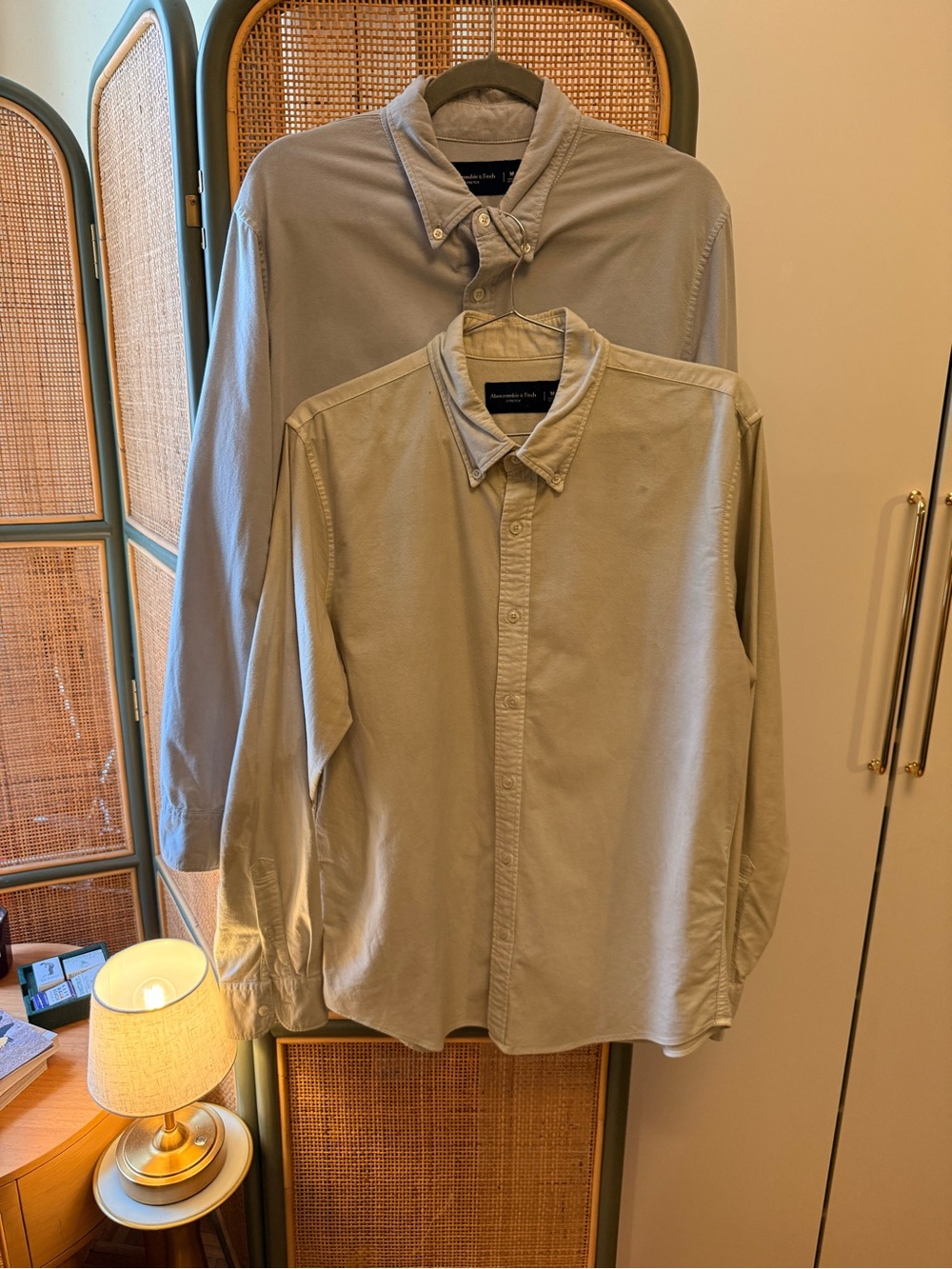 Abercrombie & Fitch Oxford Shirt Bundle Men’s M Blue White Button Down Prep